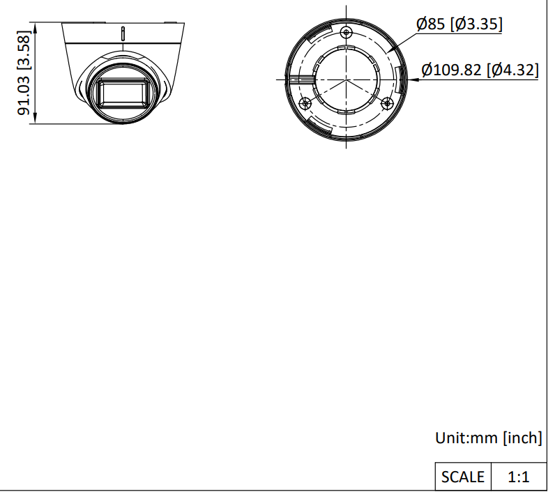 Hikvision DS-2CE78U7T-IT3F (3.6 мм) мультиформатная MHD видеокамера