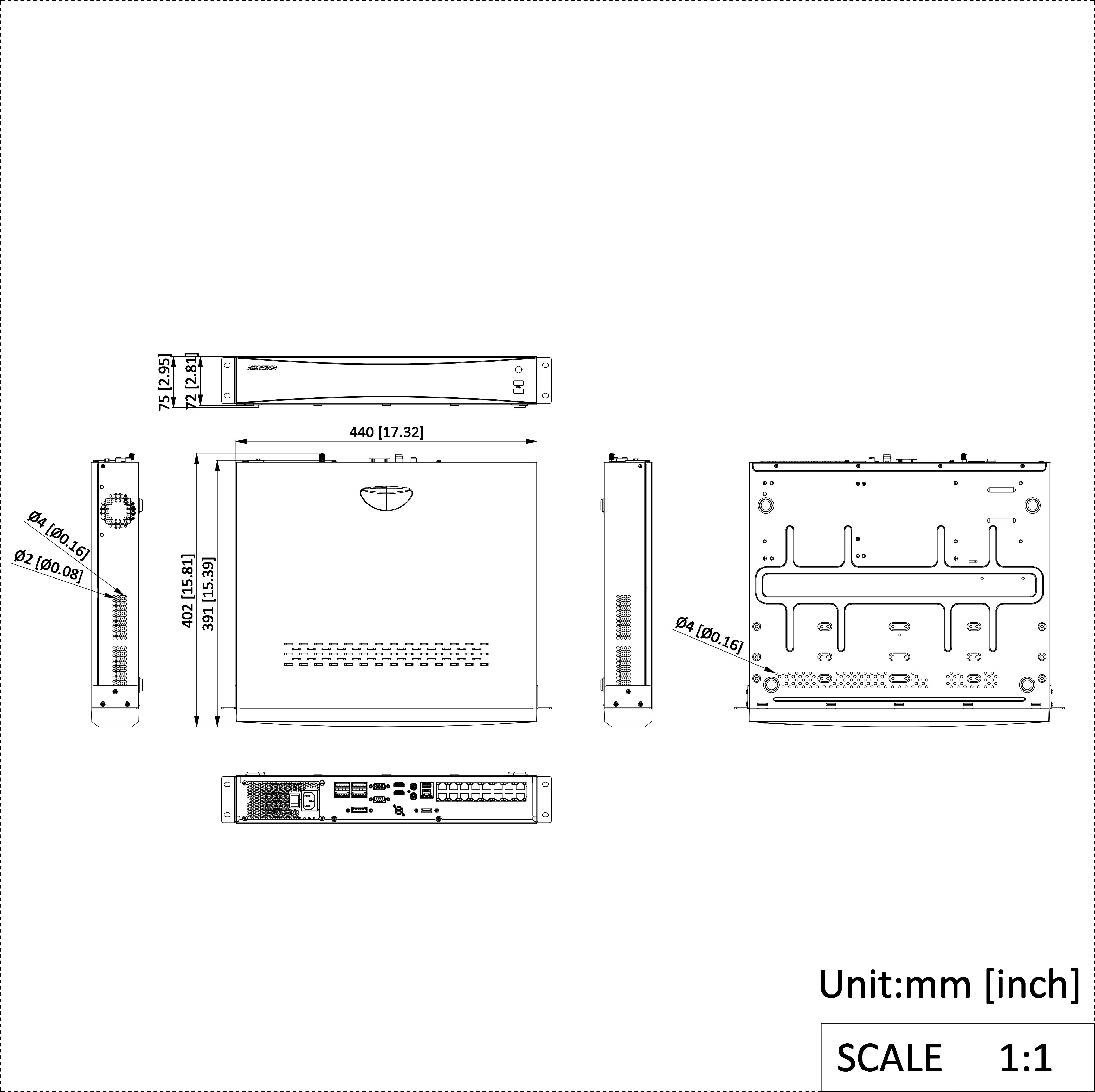 HikVision DS-7716NXI-I4/16P/S (C) видеорегистратор IP