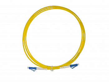Netko Патч-корд оптический соединительный LC-LC/UPC SM Simplex 3.0мм 9/125, 2м, LSZH