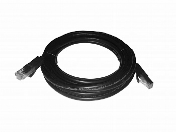 Netko Патч-корд FTP наружный, 24AWG кат.5Е, с заливными колпачками, 5м, черный Netko Патч-корд FTP наружный, 24AWG кат.5Е, с заливными колпачками, 5м, черный