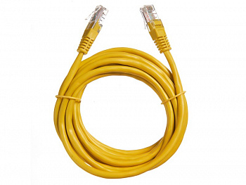 Technolink Патч-корд UTP4 cat 5e, 3,0м, ВС, LSZH, желтый, литой коннектор Technolink Патч-корд UTP4 cat 5e, 3,0м, ВС, LSZH, желтый, литой коннектор