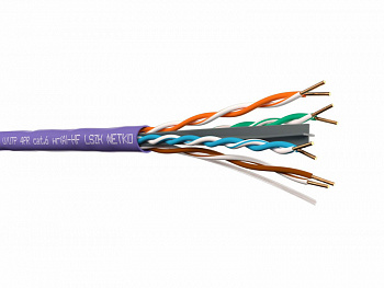 Netko Кабель U/UTP4 cat.6, 4 пары 23 AWG BC, 305м, с крестовиной, нг(А)-HF LSZH - малодымный Netko Кабель U/UTP4 cat.6, 4 пары 23 AWG BC, 305м, с крестовиной, нг(А)-HF LSZH - малодымный