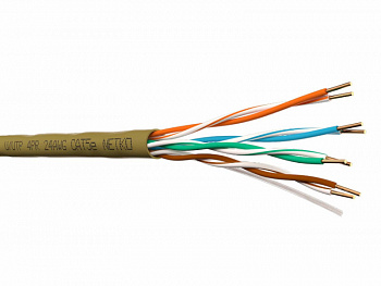 Netko Кабель U/UTP4 cat.5e, 4 пары 24 AWG BC, 305м, цвет бежевый, одножильный Netko Кабель U/UTP4 cat.5e, 4 пары 24 AWG BC, 305м, цвет бежевый, одножильный