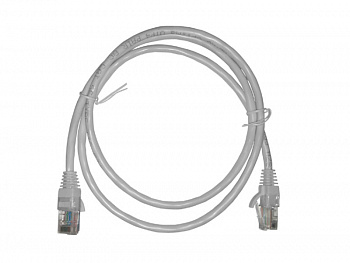 Netko Патч-корд UTP4 cat 5e, 1,0м, ВС, LSZH, белый, литой коннектор Optima