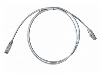 Netko Патч-корд UTP4 cat.5e, 1.5м, литой коннектор, серый, LSZH, Expert CKC