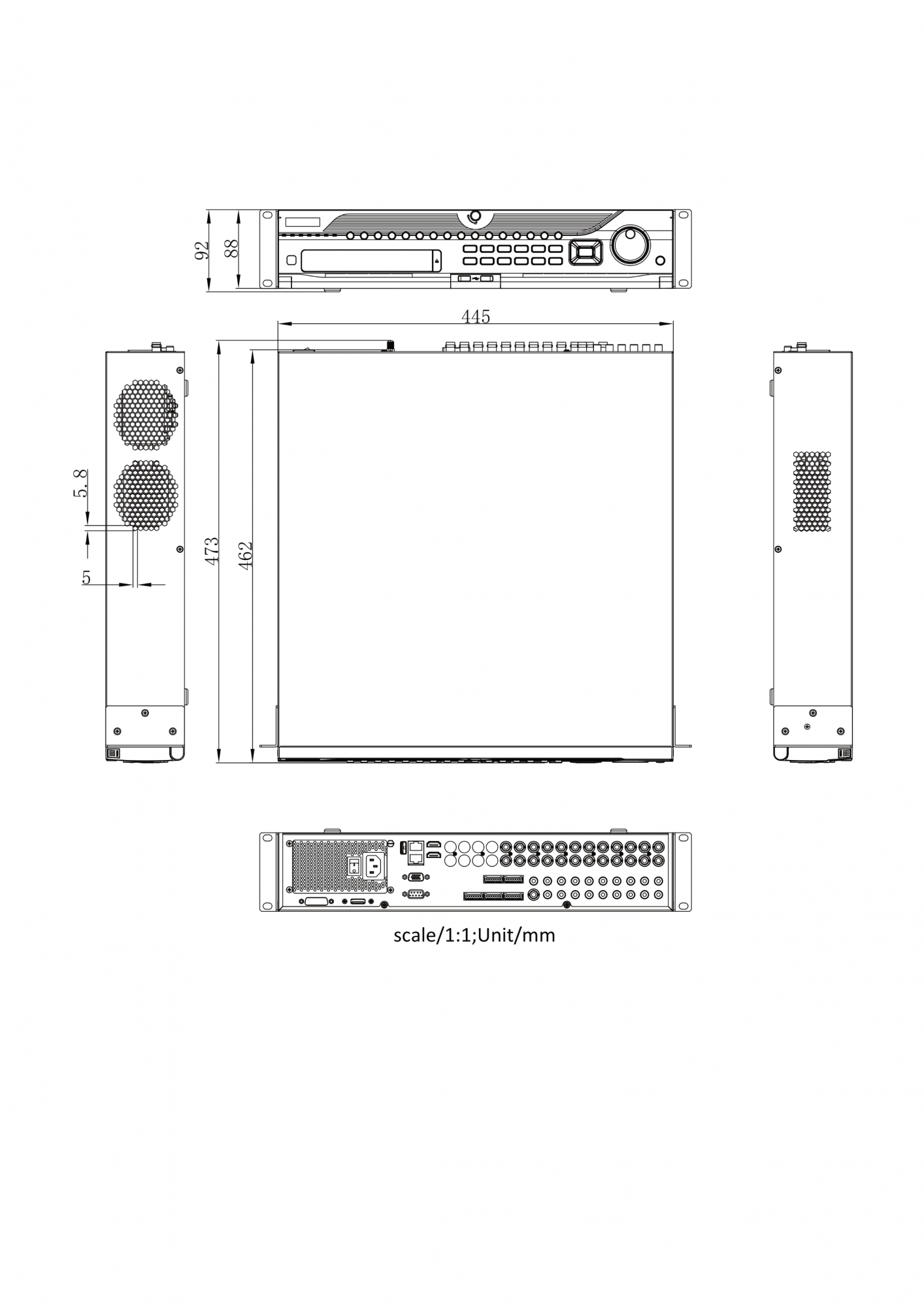 HikVision iDS-9032HUHI-M8/S Видеорегистратор Гибридный