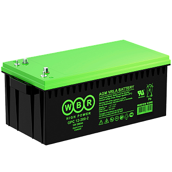 WBR GPC12-200-2 Аккумулятор WBR GPC12-200-2 Аккумулятор
