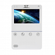 Space Technology ST-M100/4 (S) БЕЛЫЙ, (версия 2) Видеодомофон