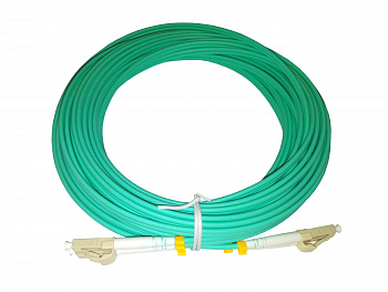 Netko Патч-корд оптический соединительный LC-LC/UPC MM Duplex 3.0мм 50/125 OM3, 10м, LSZH Netko Патч-корд оптический соединительный LC-LC/UPC MM Duplex 3.0мм 50/125 OM3, 10м, LSZH