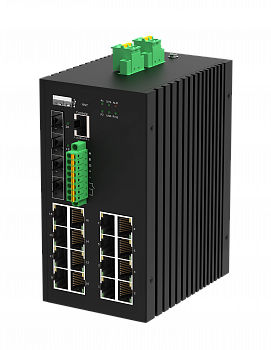 GIGALINK GL-SW-G307-16P4ST-I(BT) Управляемый промышленный L3 коммутатор