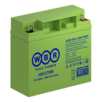 WBR HR1270W Аккумулятор WBR HR1270W Аккумулятор