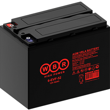 WBR 6-EVF-52 Аккумулятор
