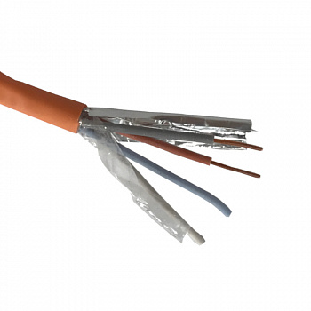 Технокабель Кабель сигнальный, экранированный, КПСЭнг(А)-FRLS, 2*2*0.75мм2, 200м, оранж.