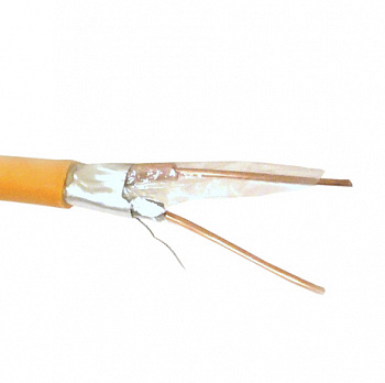 Технокабель Кабель сигнальный, экранированный, КПСЭнг(А)-FRLS, 1*2*0.75мм2 (0,98мм) 200м, оранж. Технокабель Кабель сигнальный, экранированный, КПСЭнг(А)-FRLS, 1*2*0.75мм2 (0,98мм) 200м, оранж.