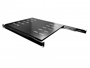 Netko Полка выдвижная 1U для шкафа глубиной 800-1000 (482.6*550*43.6), черная