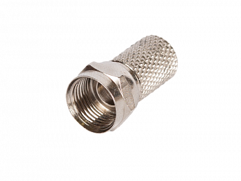 NETLAN EC-CC-F-RG6-T-MT-100 Коннектор F-типа для коаксиальных кабелей RG6 NETLAN EC-CC-F-RG6-T-MT-100 Коннектор F-типа для коаксиальных кабелей RG6