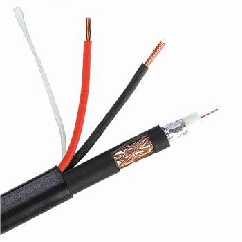 Space Technology Кабель РК 75+2х0,75 (48) PVC ВНЕШНИЙ (черный, 200м) Space Technology Кабель РК 75+2х0,75 (48) PVC ВНЕШНИЙ (черный, 200м)