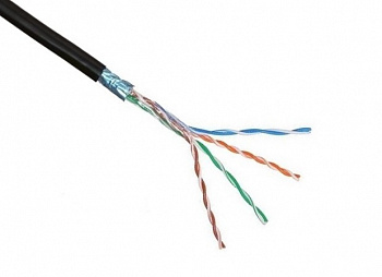 Eletec FTP 5E 4x2xAWG24, наружный, двойная оболочка, медь, 305 м Кабель Eletec FTP 5E 4x2xAWG24, наружный, двойная оболочка, медь, 305 м Кабель