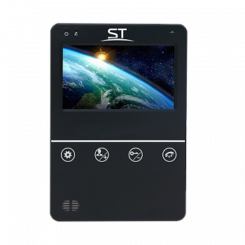 Space Technology ST-M100/4 (S) ЧЕРНЫЙ, (версия 2) Видеодомофон Space Technology ST-M100/4 (S) ЧЕРНЫЙ, (версия 2) Видеодомофон