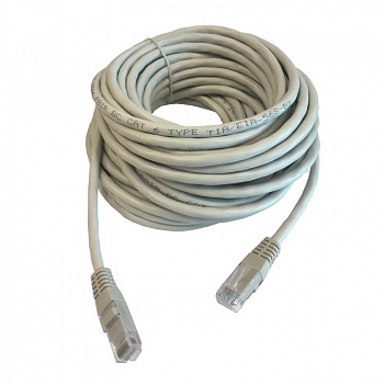 Technolink Патч-корд UTP4 rj45-rj45, cat.6, 10.0м, BC, серый, литой коннектор Technolink Патч-корд UTP4 rj45-rj45, cat.6, 10.0м, BC, серый, литой коннектор