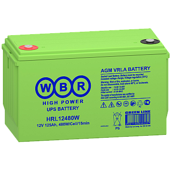 WBR HRL12480W Аккумулятор WBR HRL12480W Аккумулятор
