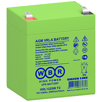WBR HRL1225W F2 Аккумулятор WBR HRL1225W F2 Аккумулятор