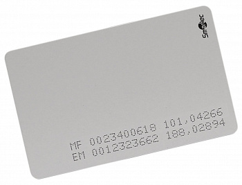 Smartec ST-PC020ME Карта MIFARE-совместимая + EmMarin-совместимая Smartec ST-PC020ME Карта MIFARE-совместимая + EmMarin-совместимая