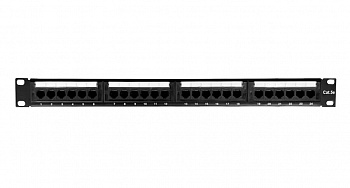 Netko Патч-панель UTP, 19", 24 порта RJ45, cat.5е, 1U, Dual type Netko Патч-панель UTP, 19", 24 порта RJ45, cat.5е, 1U, Dual type