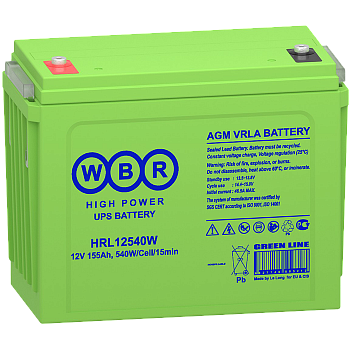 WBR HRL12540W Аккумулятор WBR HRL12540W Аккумулятор