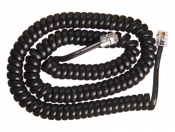 Netko Шнур телефонный витой (4р4с) 4,5 метра / черный Netko Шнур телефонный витой (4р4с) 4,5 метра / черный