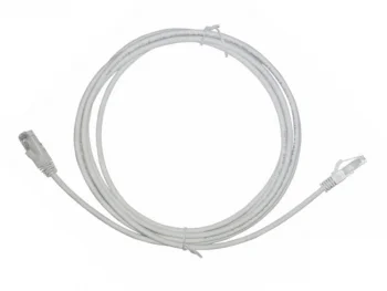 Netko Патч-корд UTP4 cat.6, 3.0м, литой коннектор, серый, LSZH, Expert CKC