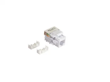 Netko Модуль Keystone неэкранированный, RJ45, cat.5e, 90°, 110/Krone тип, универсальный, белый