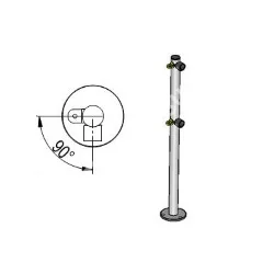 OXGARD с 2-я полупетлями L-образн. (2 муфты справа) ВЗР 1996.09.01 Стойка 