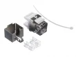 Netko Модуль Keystone экранированный, RJ45, cat.5е, 180°, под инструмент, металлик