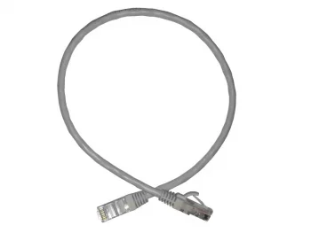 Netko Патч-корд UTP4 rj45-rj45 cat.6, 0.5м, BC, LSZH, серый, литой коннектор Optima