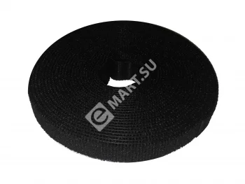 Netko Лента-липучка многоразовая 14,5мм*5м, черная