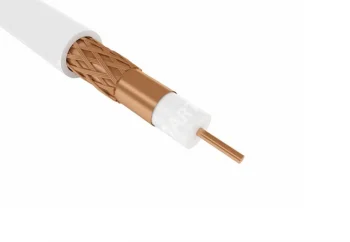 Eletec RG-6U, 75 Ом, CU (64%), белый, 100 м Кабель коаксиальный