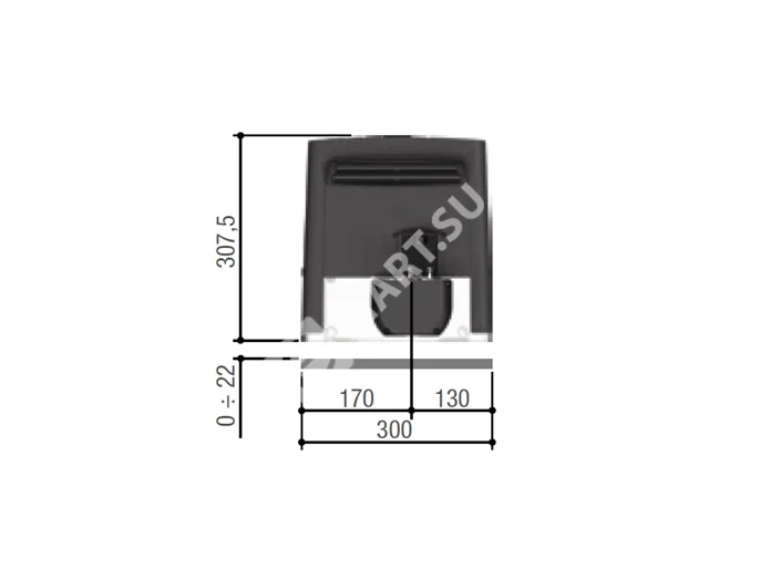 CAME BX704AGS Привод для откатных ворот