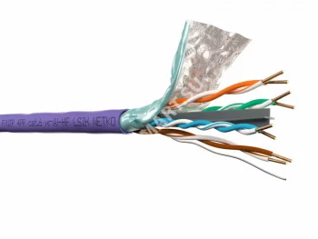 Netko Кабель F/UTP4 (FTP4) cat.6, 4 пары 23 AWG BC, 305м, с крестовиной, нг(А)-HF LSZH